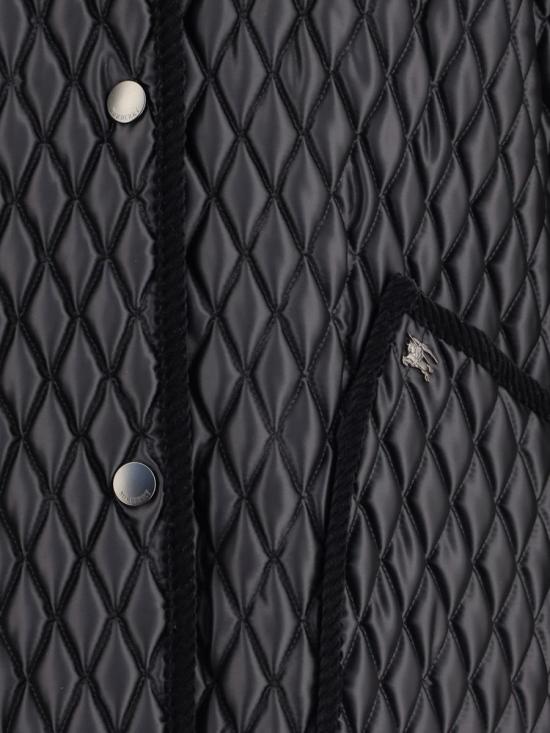 25FW 버버리 FLORISTON 플로리스톤 퀼티드 자켓 8113603 A1189 Black - BURBERRY