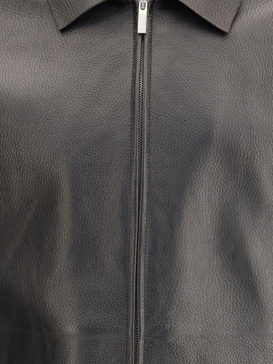 25FW 살바토레 페라가모 가죽 자켓 788341 002 Black - SALVATORE FERRAGAMO