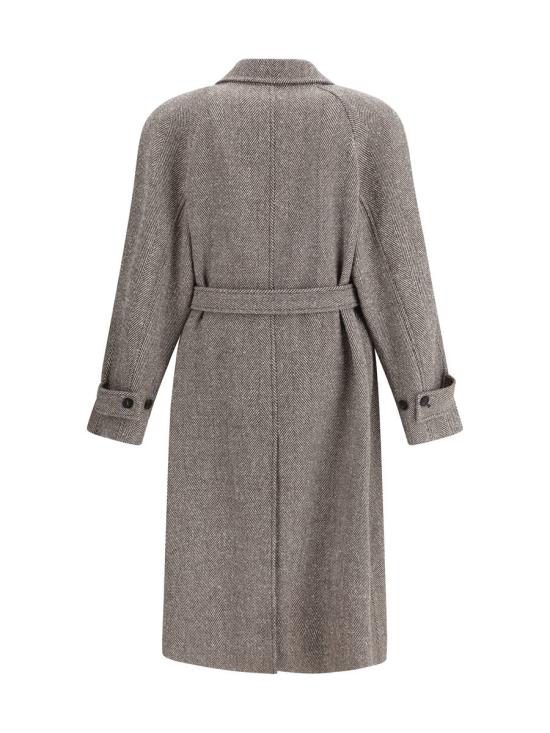 25FW 살바토레 페라가모 코트 788819 001 Beige - SALVATORE FERRAGAMO