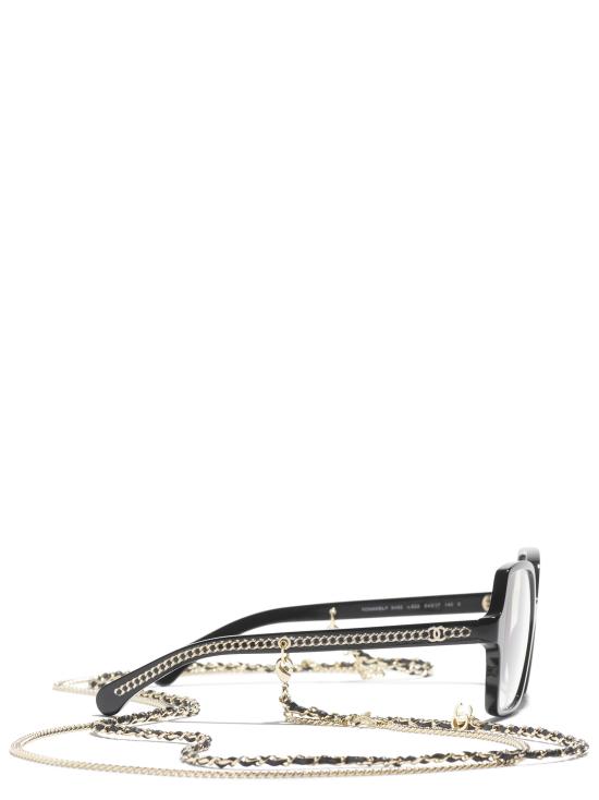 26FW 샤넬 안경 CH3492 C622 BLACK - CHANEL