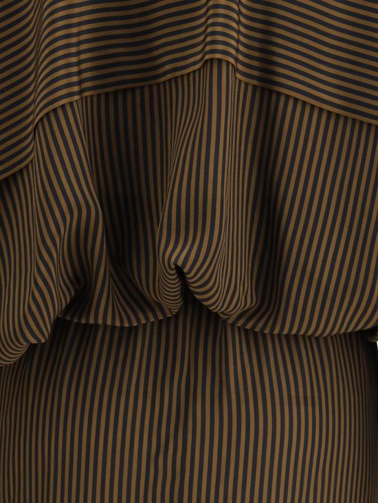 25FW 페타르 페트로브 롱 스커트 F25TD2 BROWNBLACK MULTICOLOUR - PETAR PETROV