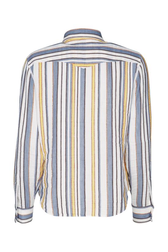 25FW 셀린느 셔츠 RC06H0855 GAS3 CHALKYELLOWBLUE - CELINE