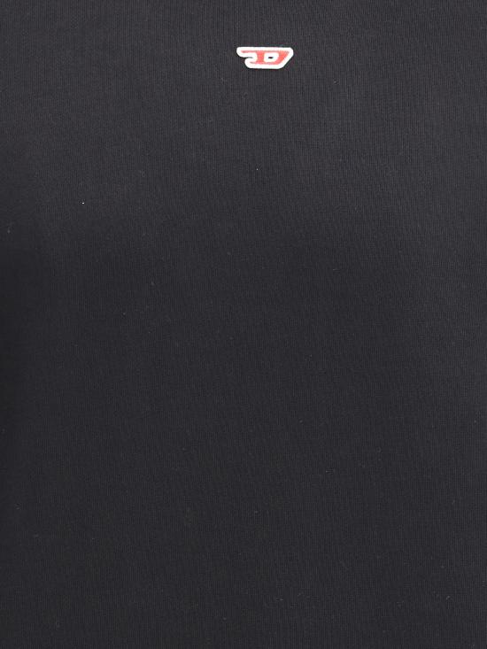 25FW 디젤 후드 티셔츠 A149090GEAD 9XX BLACK - DIESEL