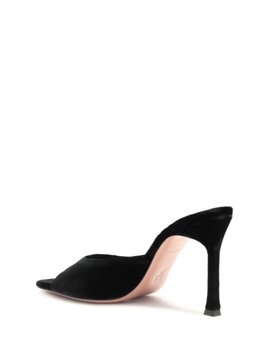 25FW 아미나 무아디 뮬/슬리퍼 15S365593ALE BLACK - AMINA MUADDI