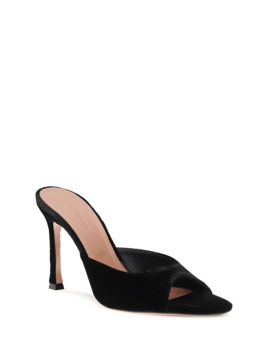 25FW 아미나 무아디 뮬/슬리퍼 15S365593ALE BLACK - AMINA MUADDI