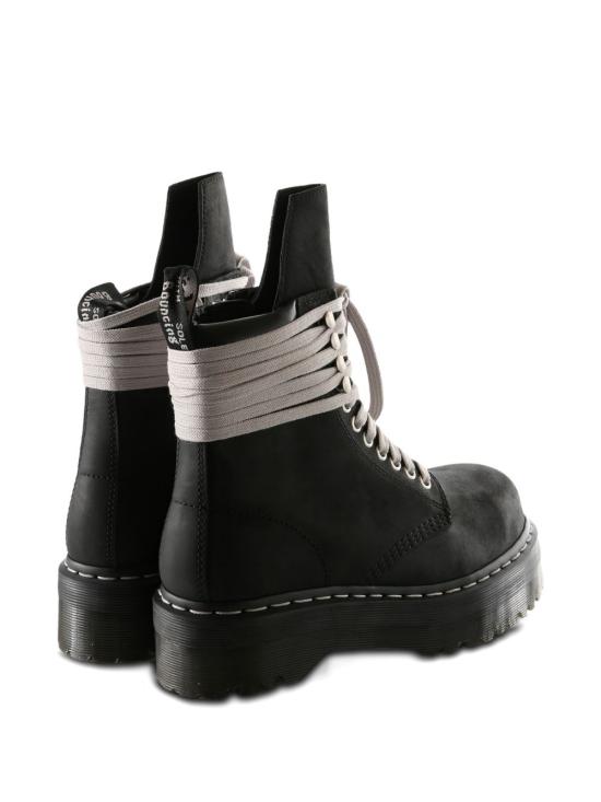 25FW 릭오웬스 X 닥터마틴 쿼드 솔 스틸 토 부츠 DW02E6813 900109 Black - RICK OWENS X DR. MARTENS