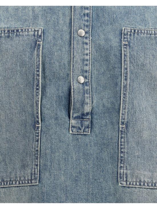 25FW 디젤 셔츠 A19265068SK 01 BLUE - DIESEL