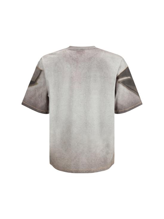 25FW 디젤 반팔 티셔츠 A216230BKBY 98BA GREY - DIESEL