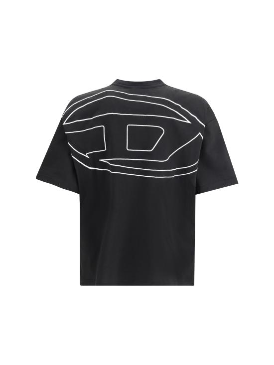 25FW 디젤 반팔 티셔츠 A113020HGAM 9XX BLACK - DIESEL