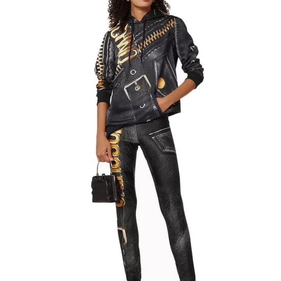  모스키노 탑 17135559 1555 Black - MOSCHINO