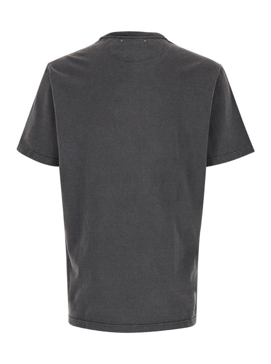 26SS 골든구스 골든 로고 프린트 반팔 티셔츠 GMP01220P00067160318 Grey - GOLDEN GOOSE