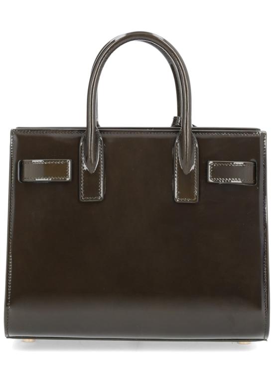 26FW 생로랑 삭 드 주르 나노 페이턴트 레더 마일드 398711 AAD163446 GREEN - SAINT LAURENT