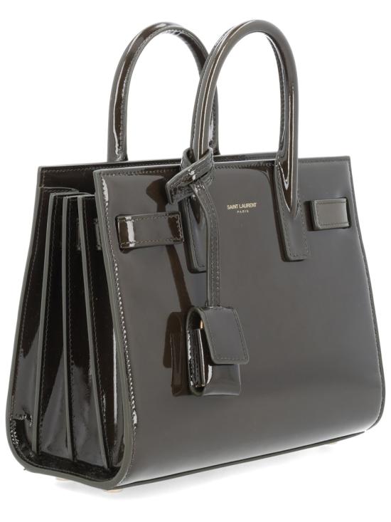 26FW 생로랑 삭 드 주르 나노 페이턴트 레더 마일드 398711 AAD163446 GREEN - SAINT LAURENT