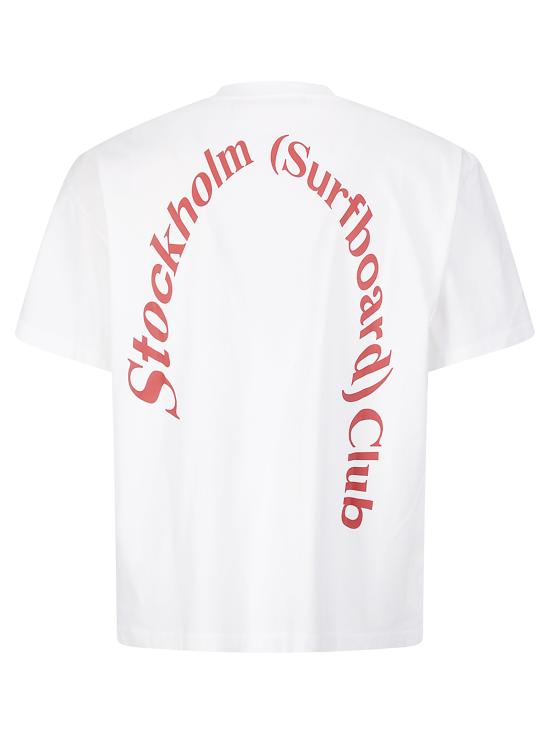 26FW 스톡홀름 서프보드 클럽 반팔 티셔츠 U1000198W10 WHITE - STOCKHOLM SURFBOARD CLUB