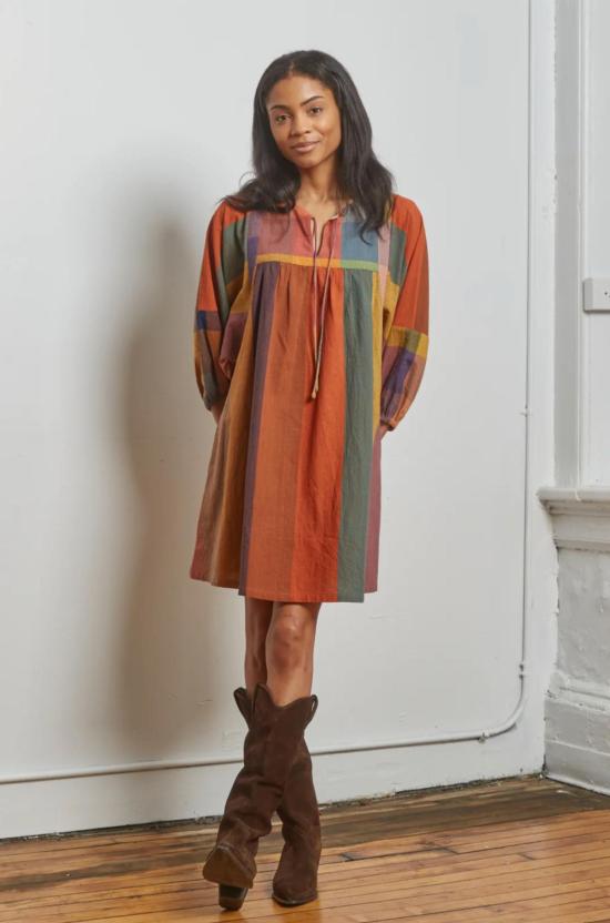  RUJUTA SHETH 숏 원피스 루주타 셰스 로리 드레스