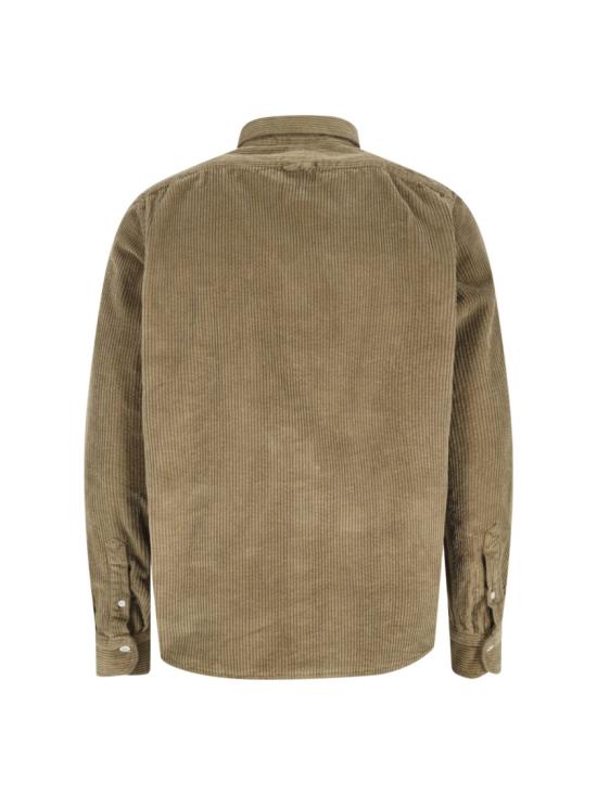 25FW 피나모레 긴팔 셔츠 A5062G SALINAT ACHILLE191 Brown - FINAMORE