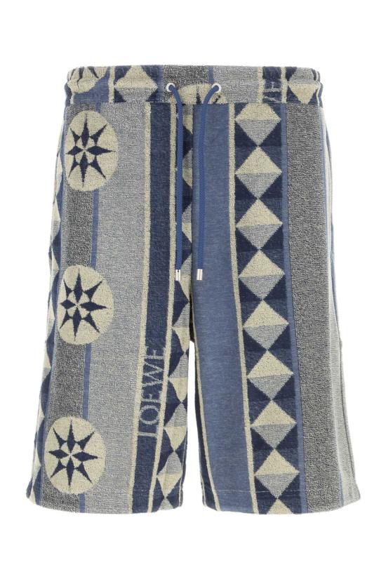 25SS 로에베 숏팬츠 H616Y1KX12 BLUEMULTICOLOR Red