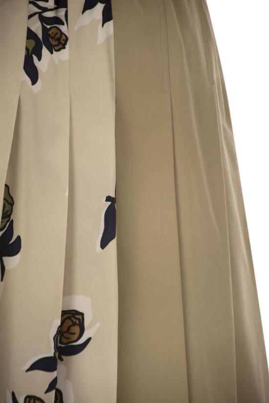 25FW 위켄드막스마라 ETRA 에트라 플리츠 롱스커트 2525106012600 001 Beige - WEEKEND MAX MARA