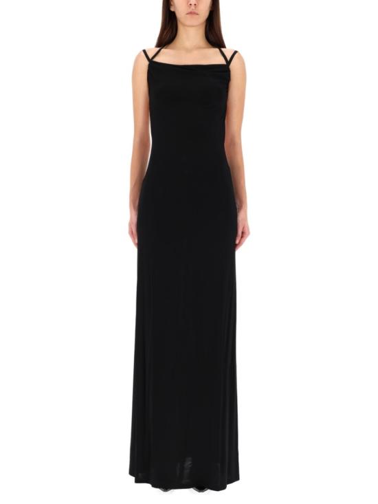 25SS 마린세르 롱 원피스 WDR335A CJER0022BK99 Black