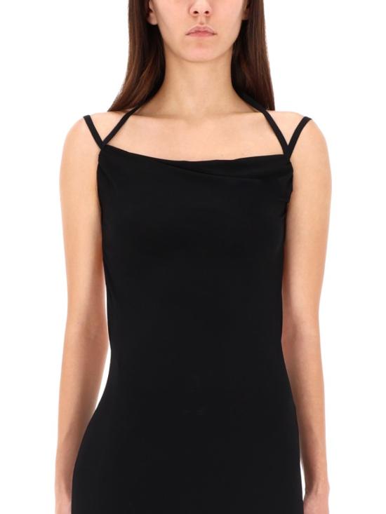 25SS 마린세르 롱 원피스 WDR335A CJER0022BK99 Black - MARINE SERRE