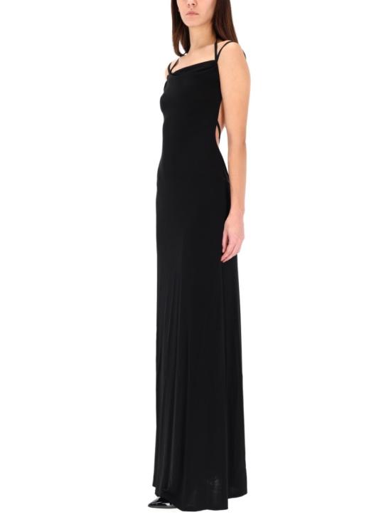 25SS 마린세르 롱 원피스 WDR335A CJER0022BK99 Black - MARINE SERRE