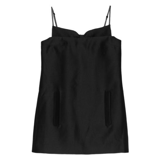 25FW 슈슈/통 숏 원피스 MWDEDR15 SAT253 BA100 BLACK