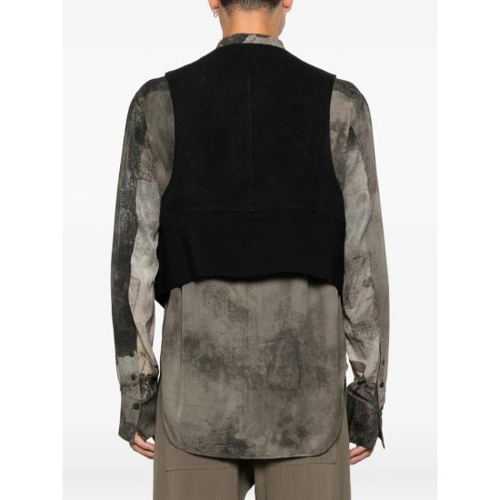 25FW 지기 첸 베스트 0M2530108 04 BLACK - ZIGGY CHEN