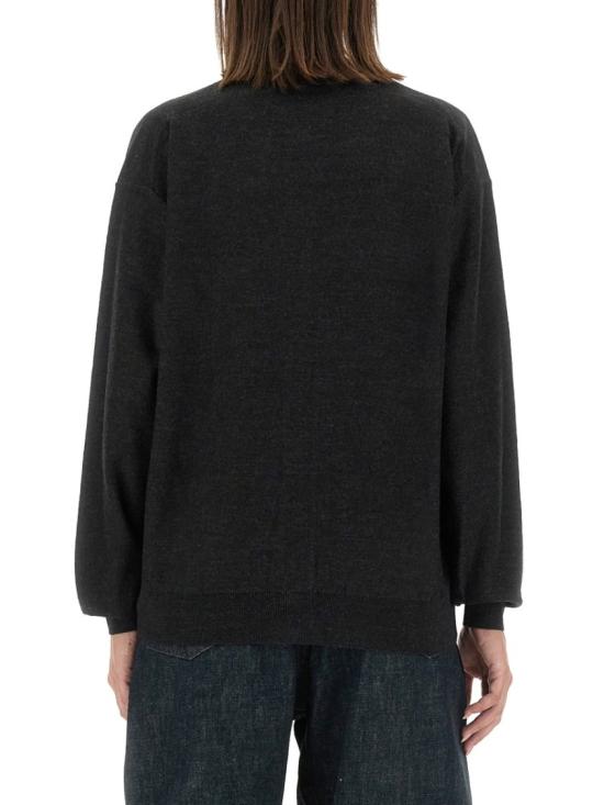 25FW 르메르 릴렉스드 트위스트 가디건 TO1082 LK087BK966 Black - LEMAIRE