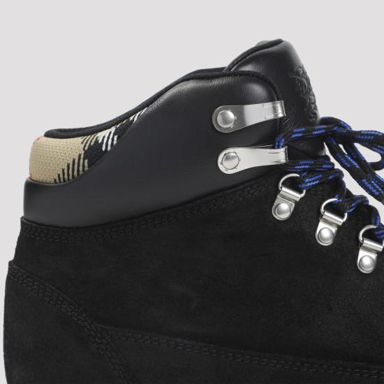 25FW 버버리 스웨이드 무어 하이킹 부츠 8111674 1189 Black - BURBERRY