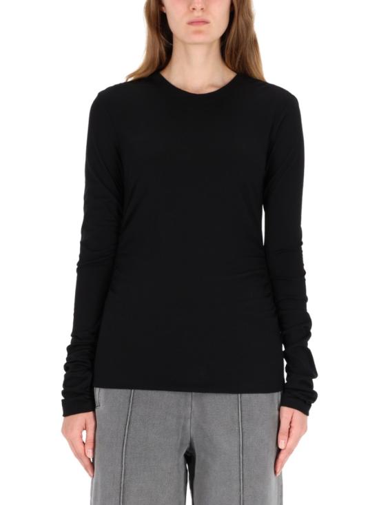 25FW 아워레가시 탑 W4256SIB INTELLECTUALBLACKWOOLJERSEY
