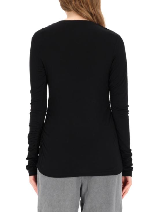 25FW 아워레가시 탑 W4256SIB INTELLECTUALBLACKWOOLJERSEY - OUR LEGACY