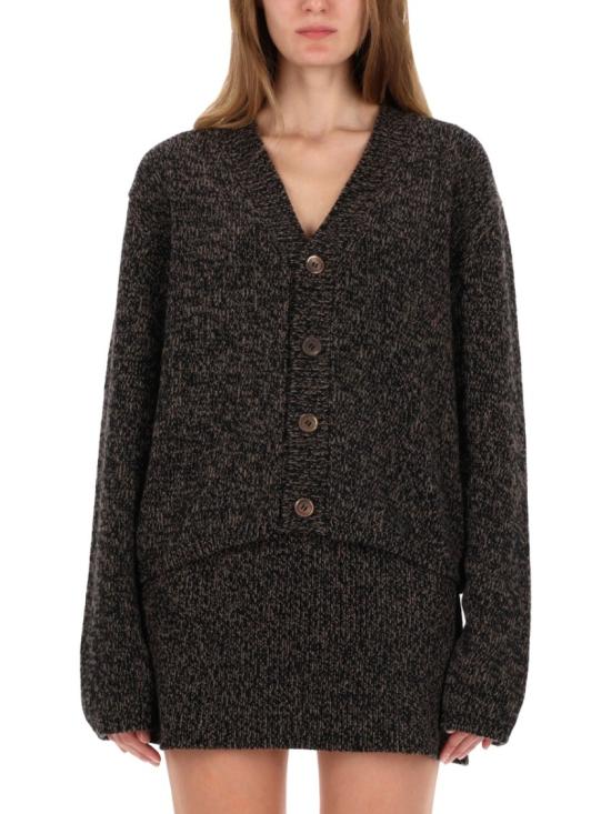 25FW 아워레가시 아카데미 가디건 W4253AB BEARTWISTMOULINEWOOL Black