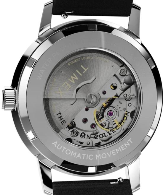  타이맥스 손목시계 Timex Marlin 오토매틱 40mm 가죽 스트랩 시계 - TIMEX