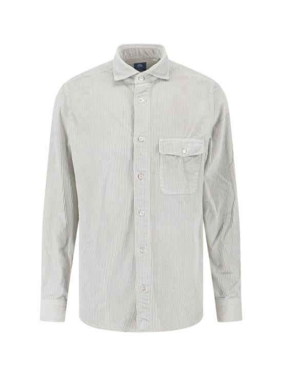 25FW 피나모레 긴팔 셔츠 A5062G SALINAT ACHILLE185 Grey