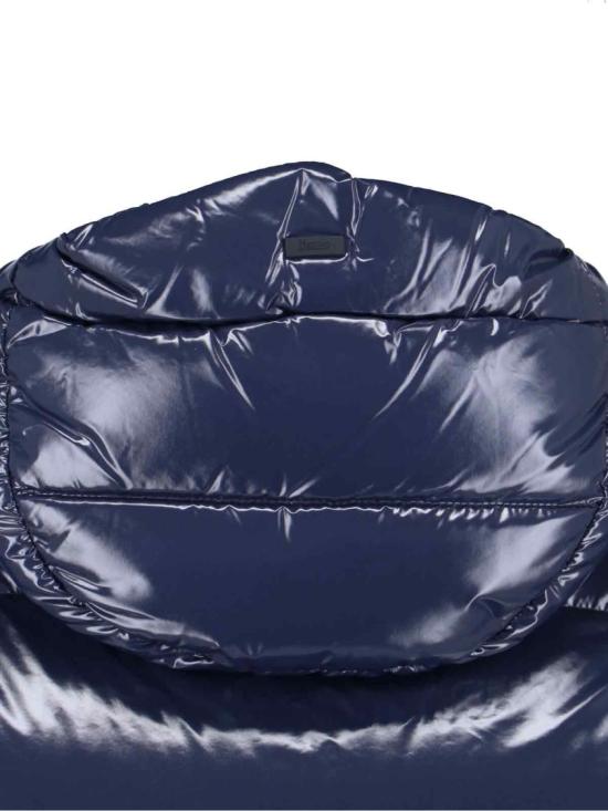 25FW 에르노 글로스 봄버 다운 숏패딩  PI001133U 12220Z9202 Blue - HERNO