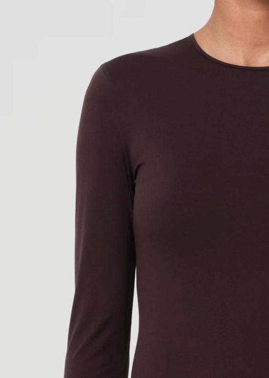  에이골디 바디수트 티셔츠 아골드 아우라 롱슬리브 바디수트 - AGOLDE