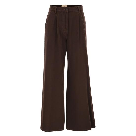 25FW 위켄드막스마라 스트레이트 팬츠 2525136062600 CHOCOLATE