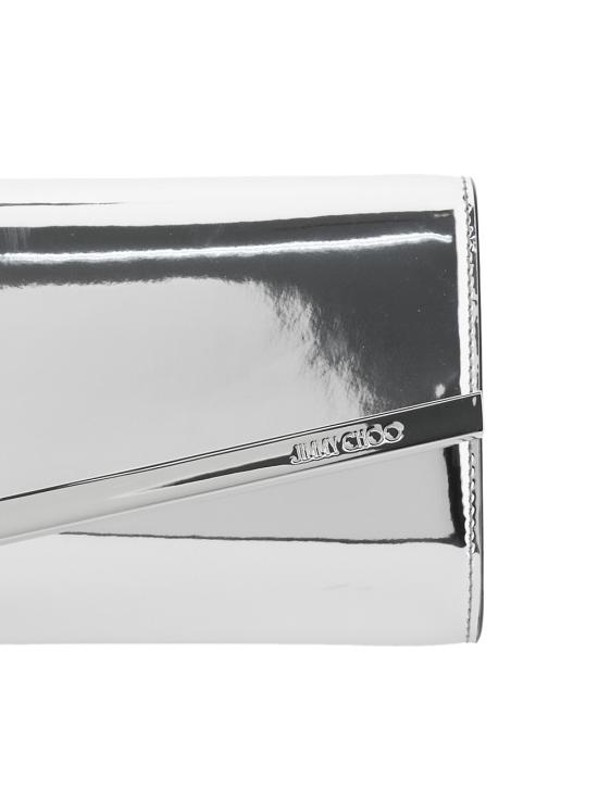 25FW 지미추 클러치/파우치 EMMIEMIFSILVER Metallic - JIMMY CHOO