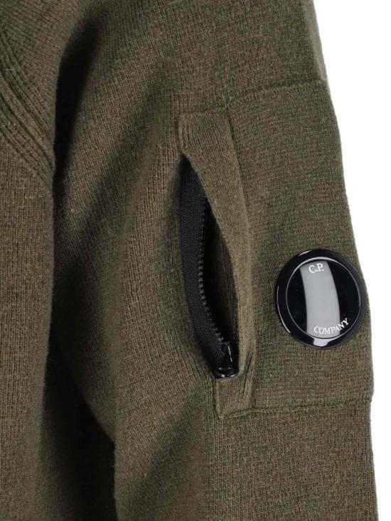 25FW 씨피 컴퍼니 램스울 크루넥 스웨터  19CMKN040A110149A683 Green - C.P. COMPANY