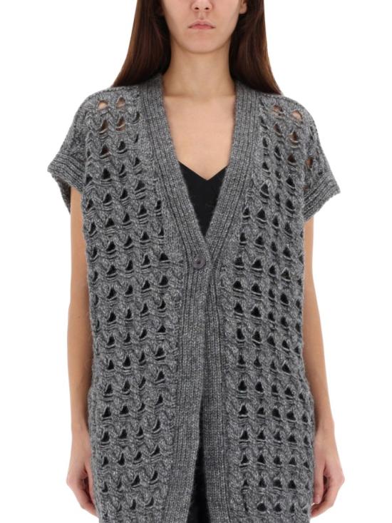 25FW 에르노 가디건 MC00042DR 701989430 Grey - HERNO