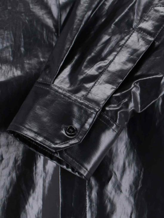 25FW MM6 메종마르지엘라 긴팔 셔츠 SH2DT0035 M35617900 Black - MM6 MAISON MARGIELA