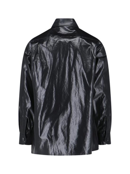 25FW MM6 메종마르지엘라 긴팔 셔츠 SH2DT0035 M35617900 Black - MM6 MAISON MARGIELA
