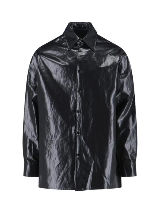 25FW MM6 메종마르지엘라 긴팔 셔츠 SH2DT0035 M35617900 Black