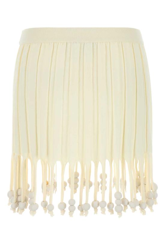 25SS 로에베 미디 스커트 S616Y1LK09 ECRU White - LOEWE