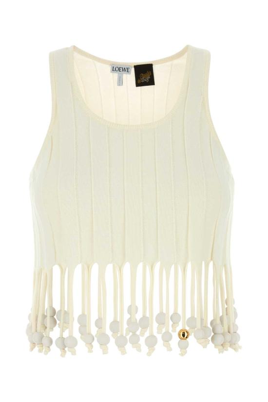 25SS 로에베 스웨터 S616Y55K20 ECRU White