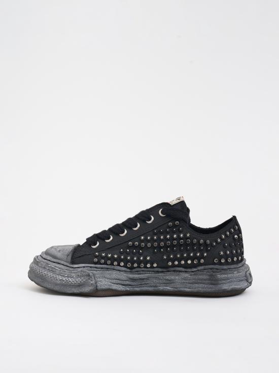 26SS 메종 미하라 야스히로 피터슨23 OG 솔 스터드 로우탑 스니커즈 MA15FW721BLACK Black - MAISON MIHARA YASUHIRO