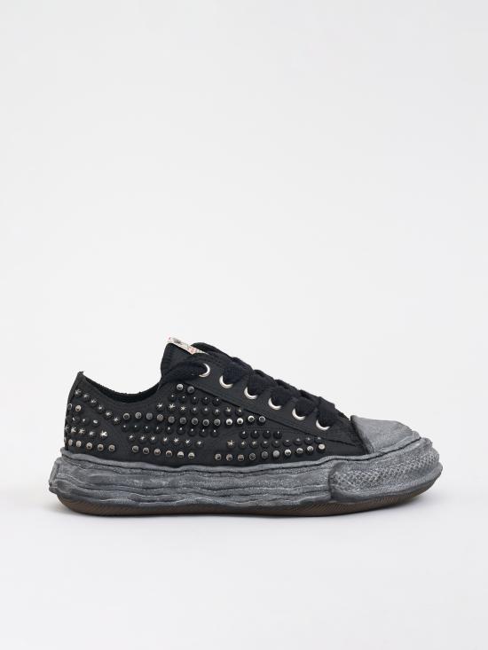 26SS 메종 미하라 야스히로 피터슨23 OG 솔 스터드 로우탑 스니커즈 MA15FW721BLACK Black