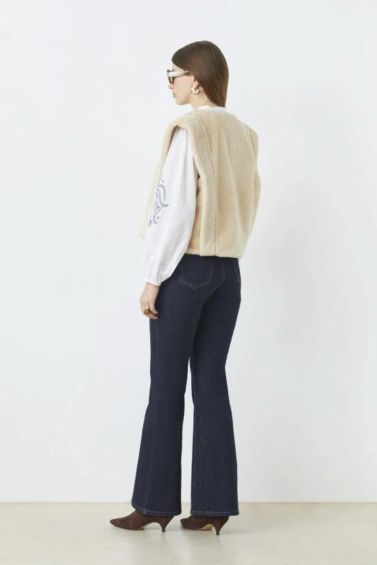  선쿠 베스트 디에고 인조 모피 조끼 - SUNCOO