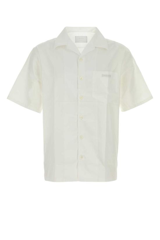 25FW 프라다 긴팔 셔츠 UCS524SOOO10IV F0009 White