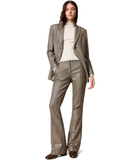 25FW 트윈셋 스트레이트 팬츠 252TT2161 12864 38 Beige - TWINSET